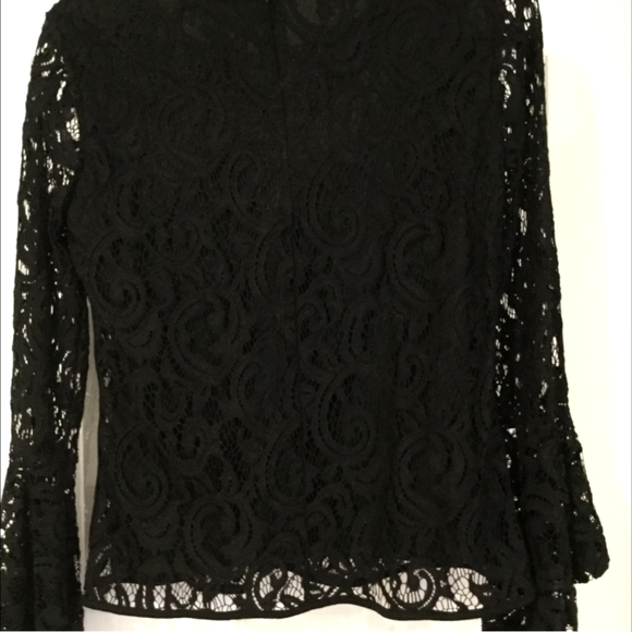 Adrianna Papell Black Lace with Black Lining - Picture 2 of 7